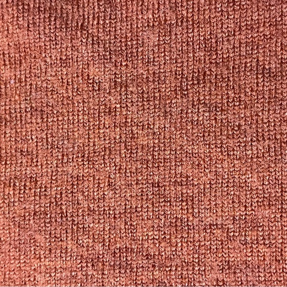 Jos. A. Bank Men's Polo Sweater Orange 100% Merino Wool Preppy fishermen M - Picture 9 of 9